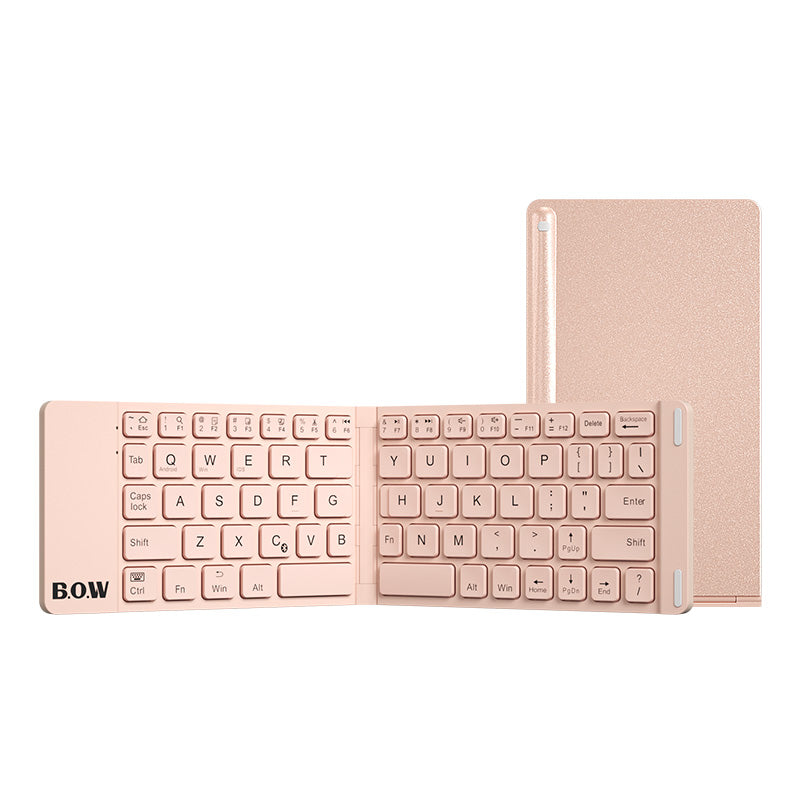 Folding Bluetooth Keyboard And Mouse Set Wireless