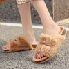 Winter Cotton Slippers Thick Bottom Non-slip Lamb