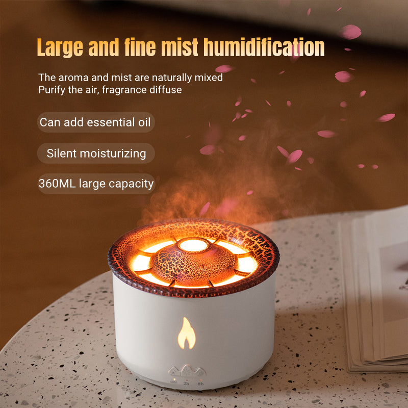 Ultrasonic Essential Oil Humidifier Volcano